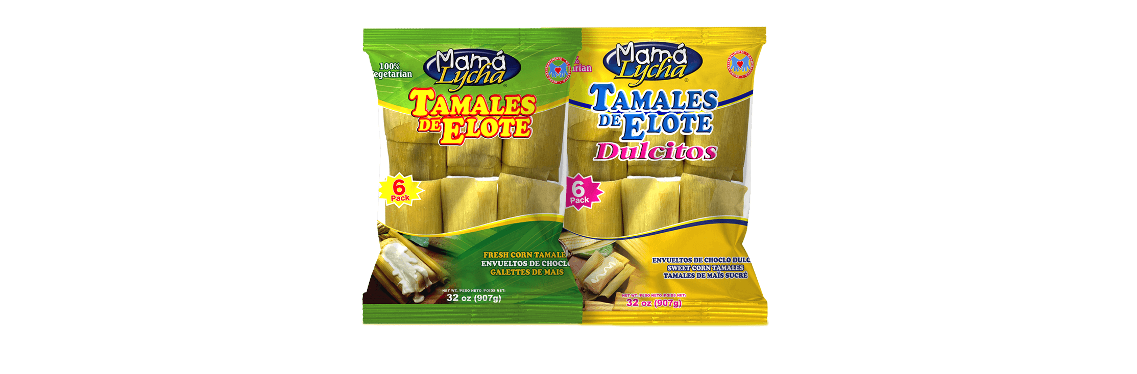 Mama Lycha Sales - M. Lycha Tamales de Elote (6pk) 20/32 oz