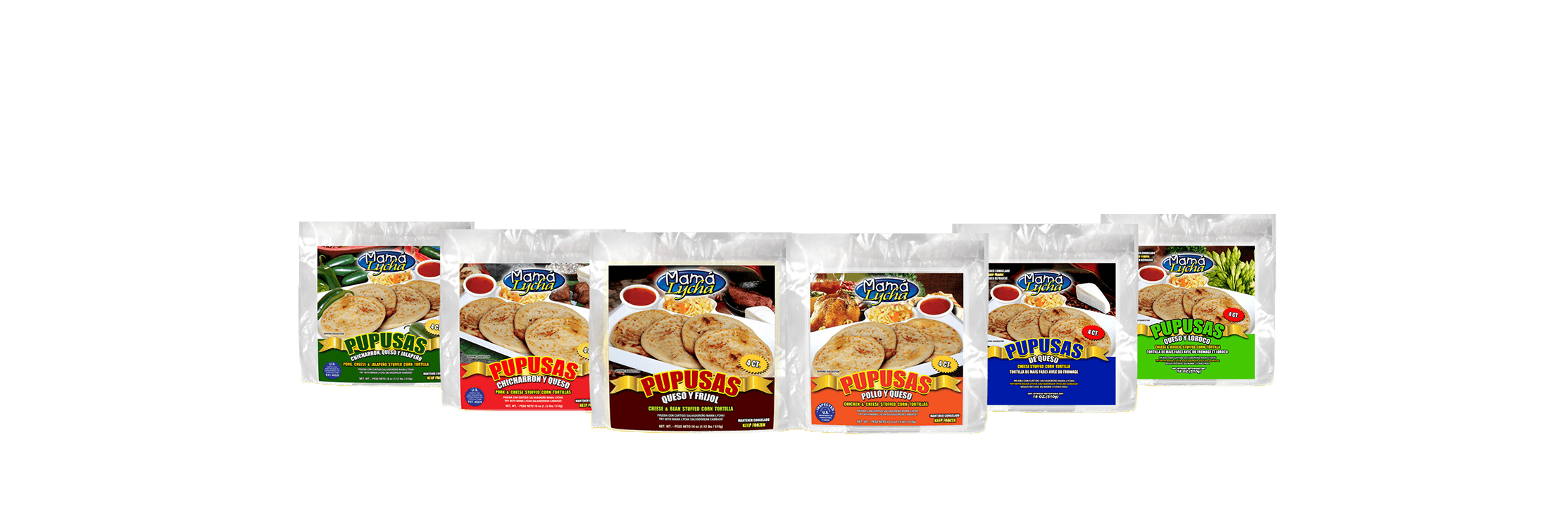 Mama Lycha Sales - Pupusas in various flavors