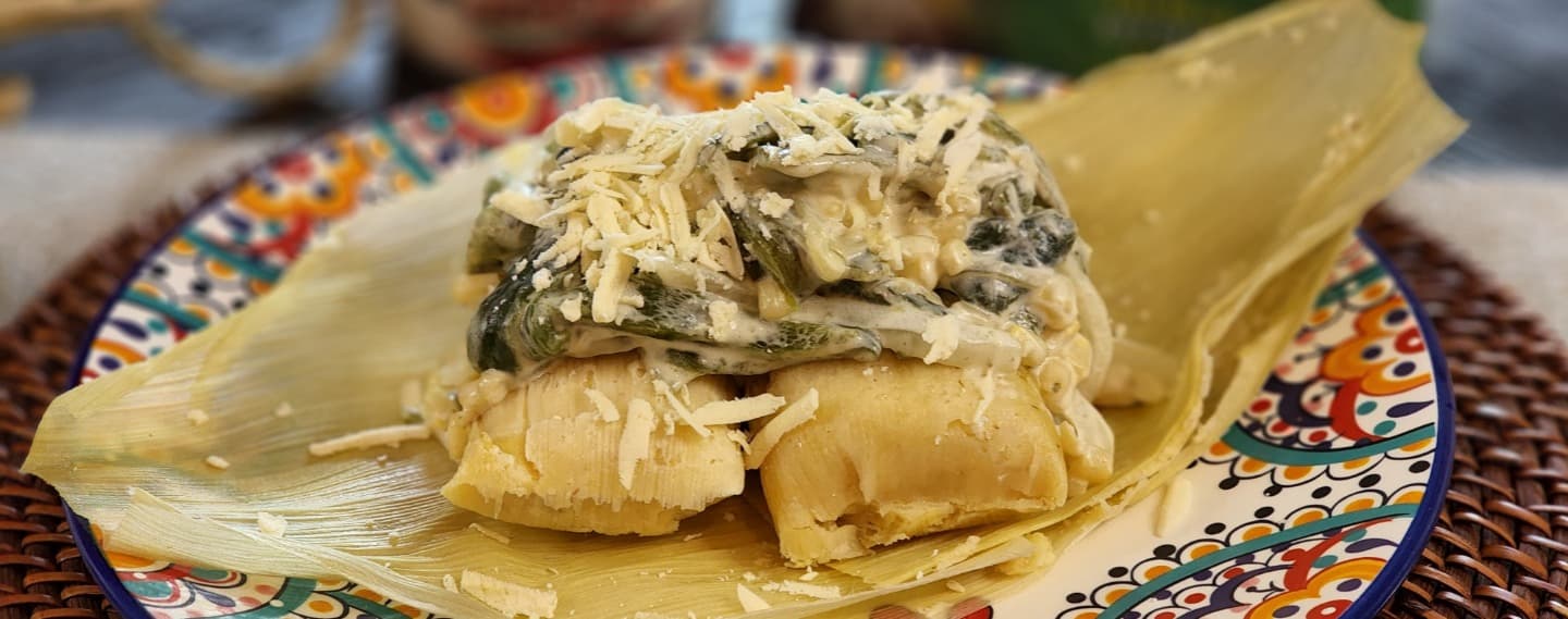Tamale With Rajas Recetas Mama Lycha