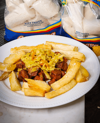 Recipe of Nicaraguan Pork with Mama Lycha's Cassava and Curtido 