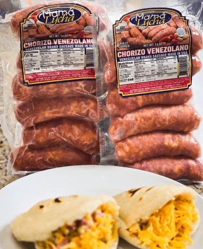 Mama Lycha Arepa con Chorizo Venezolano 