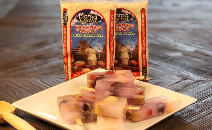 Mama Lycha Horchata popsicles