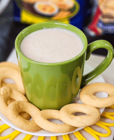 Mama Lycha Atole With Cheesy Corn Rings