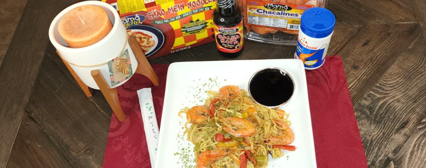 Mama Lycha Chow Mein With Shrimp