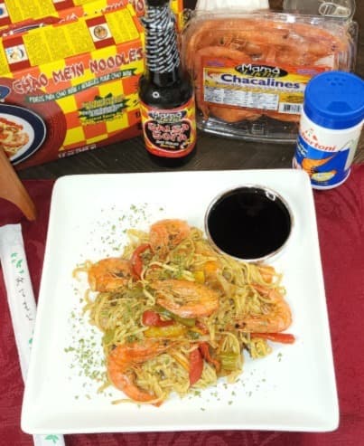 Mama Lycha Chow Mein With Shrimp