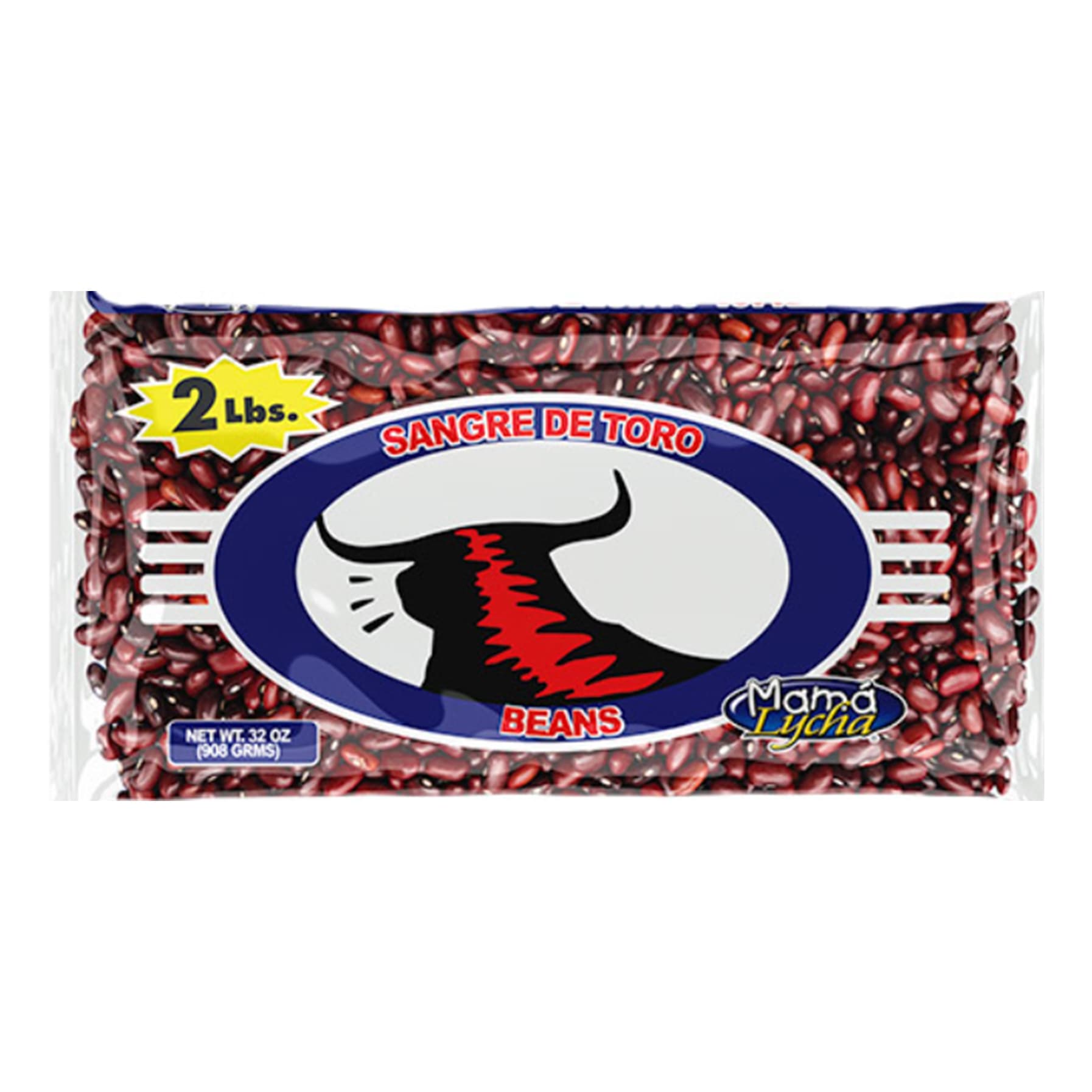 Mama Lycha Sangre de Toro Beans in 32 oz bag