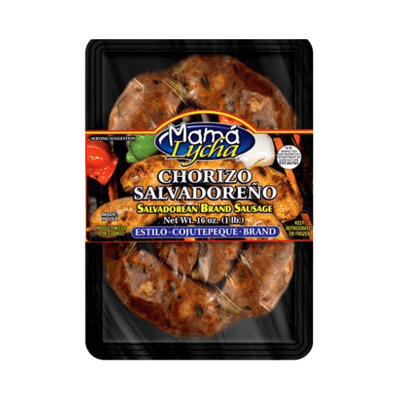 Mama Lycha Salvadoran Sausage 16 oz, 12 lbs