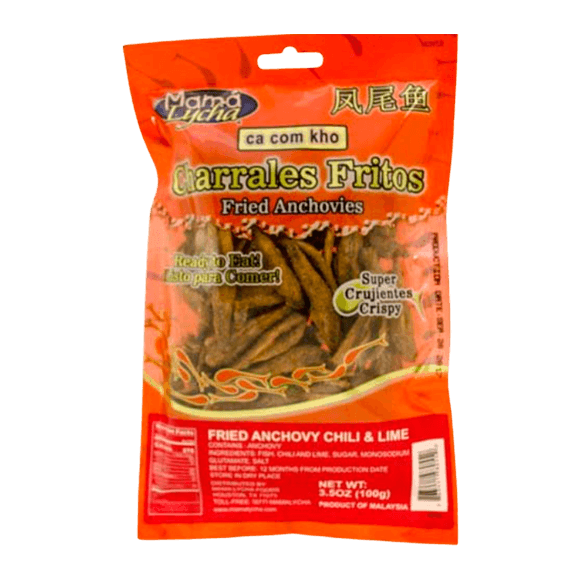 Mama Lycha Fried Anchovies With Chili & Lime 3.5 oz