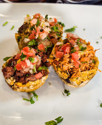 Mama Lycha Stuffed Plantain Cups