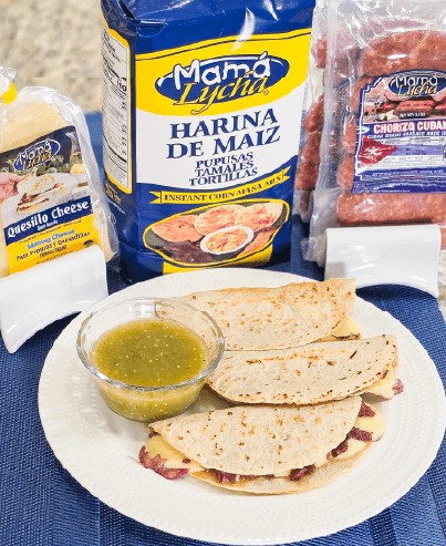 Mama Lycha Quesadillas de Chorizo Cubano 