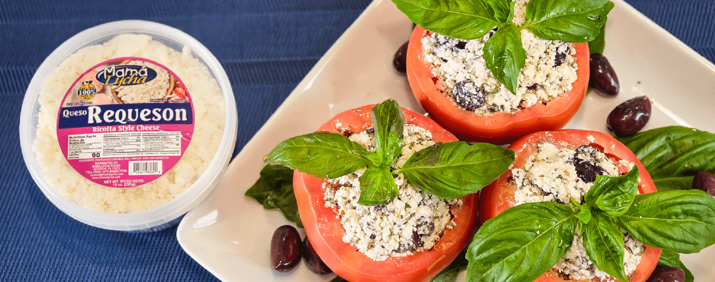 Mama Lycha Stuffed Tomatoes with Ricotta