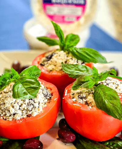 Mama Lycha Stuffed Tomatoes with Ricotta