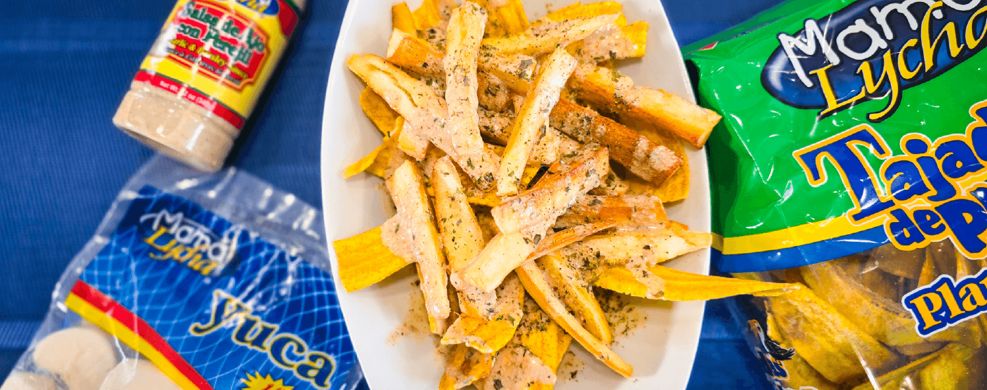 Mama Lycha Yuca with plantain slices