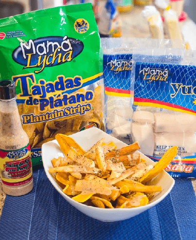 Mama Lycha Yuca with plantain slices