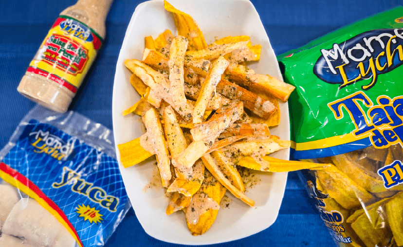Mama Lycha Yuca with plantain slices