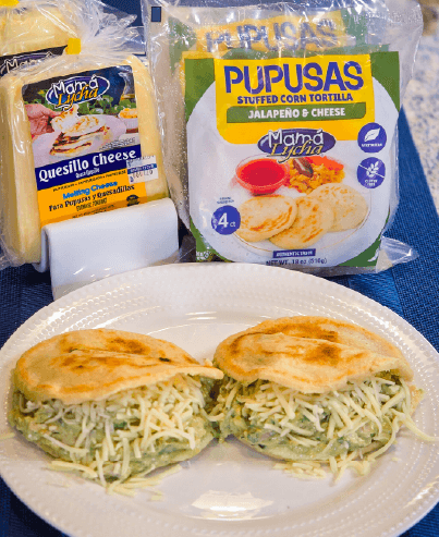 Mama Lycha Stuffed pupusas 