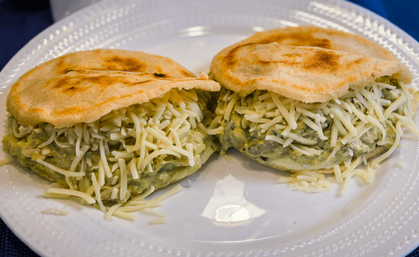 Mama Lycha Stuffed pupusas 