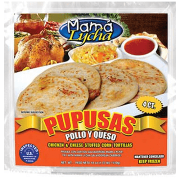 Mama Lycha Cheese & Chicken Pupusas 18 oz